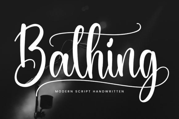 Bathing Script Font Review for Elegant Branding
