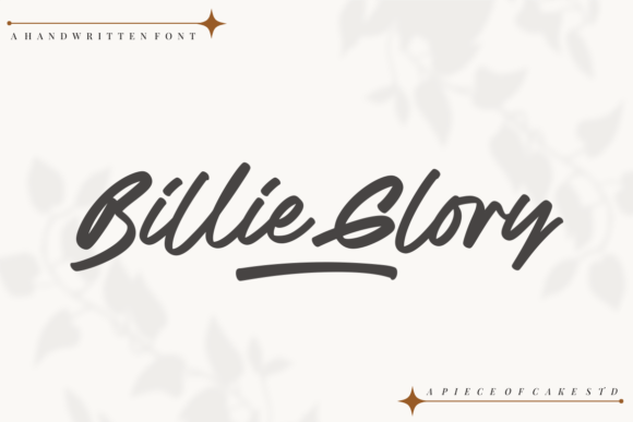 Billie Glory: The Elegant Script Handwritten Font for Makers