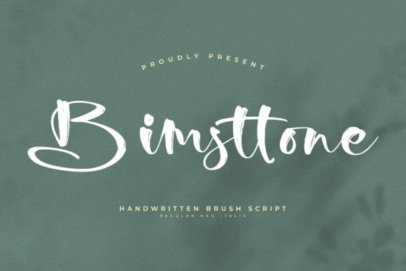 Bimsttone Font: A Designer's Take on Modern Script Handwritten Typefaces