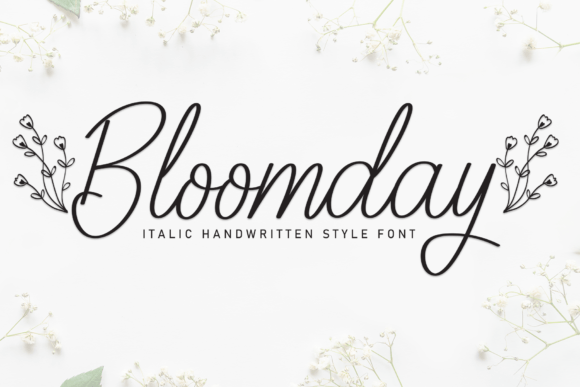Bloomday Font Review: Whimsical Script for Elegant Branding