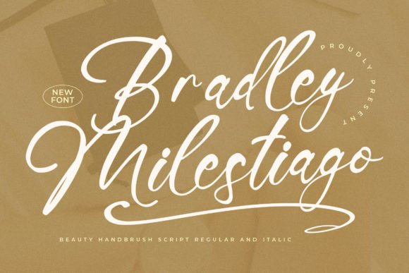 Bradley Milestiago: The Handbrush Font for Campaigns