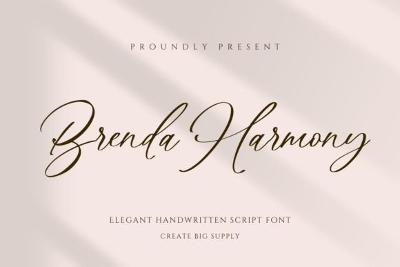 Brenda Harmony: The Script Handwritten Font for Campaigns