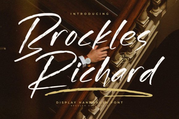 Brockles Richard: A Script Font for Digital Branding