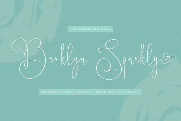 Broklyn Sparkly Font Review for Campaign Designers