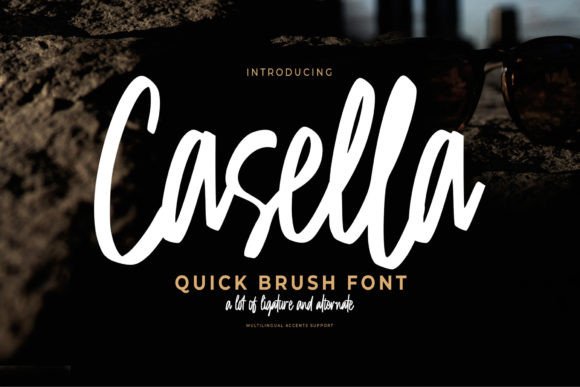 Cassella: A Romantic Script Font for Web Design