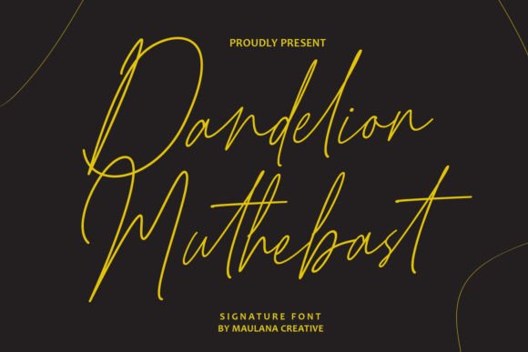 Dandelion Muthebast Font for High-Impact Campaigns