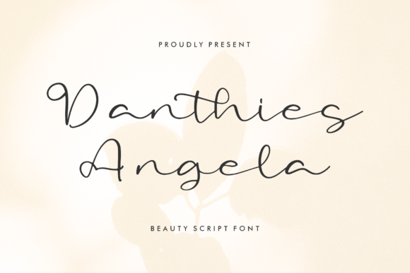 Danthies Angela: The Perfect Script Font for Makers