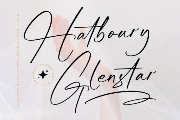 Designing with Hatboury Glenstar: A Modern Script for Branding