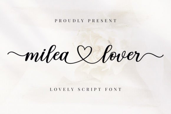 Designing with Milea Lover Script Font for Brands
