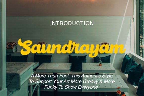 Designing with Saundrayam: A Retro Script Font for Web