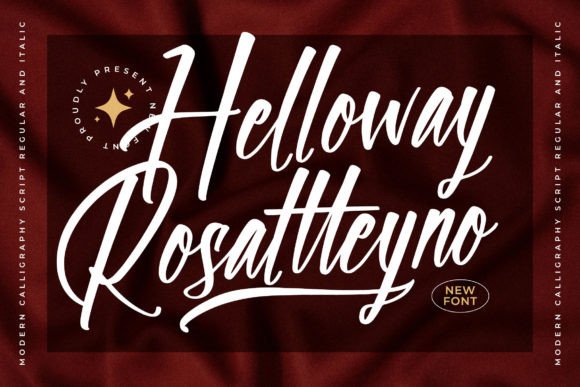 Helloway Rosaltteyno: A Modern Script Typeface for Digital Brands