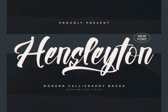 Hensleyton: A Modern Calligraphy Font for Campaigns
