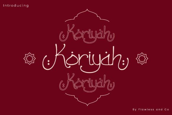 Koriyah Font: Elevate Your Brand with Elegant Arabic Script