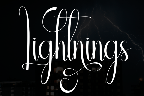 Lightnings Font: Elevating Small Business Branding
