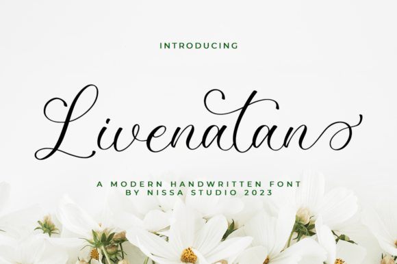 Livenatan: A Refined Script Font for Editorial Elegance