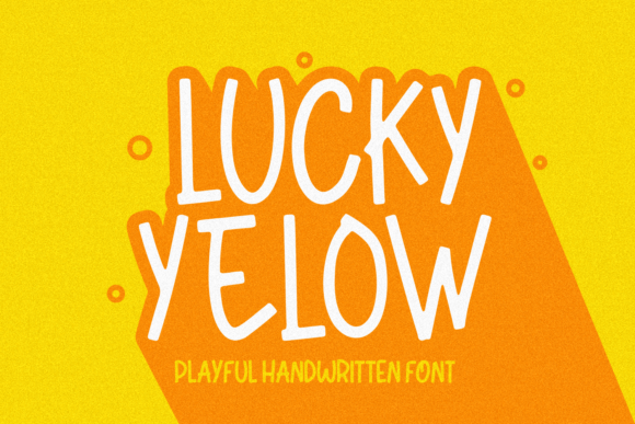 Lucky Yellow: A Handwritten Script Font for Makers