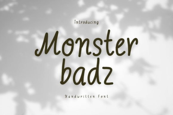 Monster Badz Font Review: A Script Handwritten Powerhouse