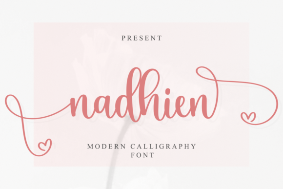 Nadhien: A Modern Calligraphy Font for Makers
