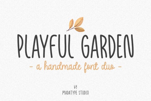 Playful Garden: A Charming Script Handwritten Font for Makers