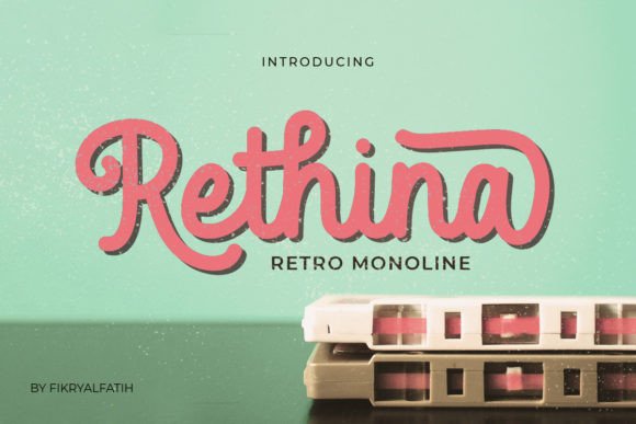 Rethina Font Review: Vintage Script for Logos