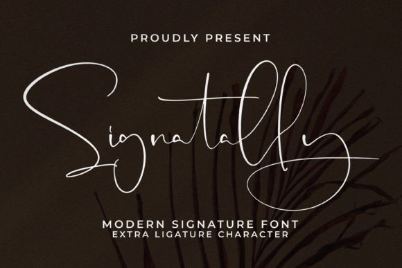 Signatally: The Modern Script Font for Polished Branding