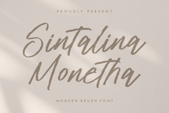 Sintalina Monetha: A Modern Brush Font for Digital Brands