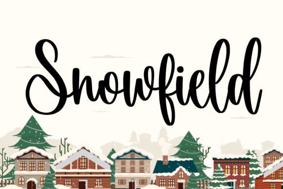 Snowfield Script Font for Elegant Small Business Branding