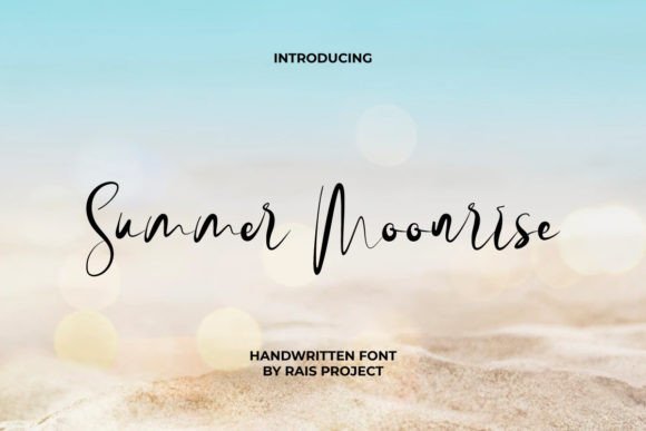 Summer Moonrise: A Signature Script Font for Branding
