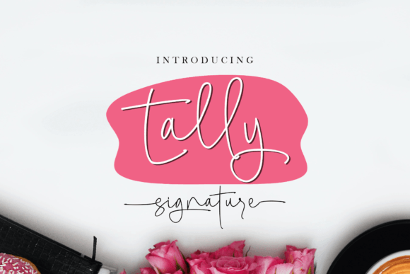 Upgrade Your Brand with Tally Signature Font