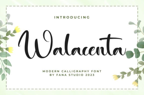Walacenta: The Stylish Script Font for Modern Makers