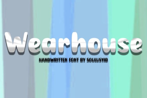 Wearhouse: A Retro Brush Script Font for Editorial Design