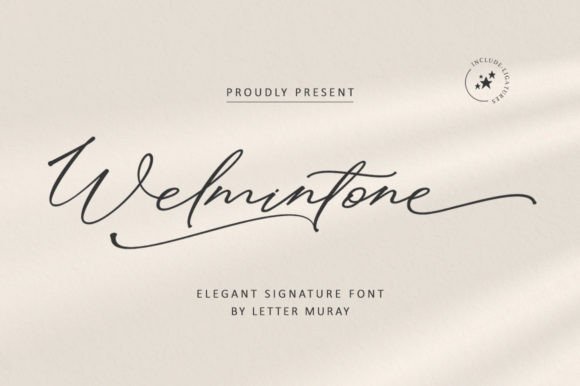 Welmintone: The Elegant Script Font for Small Business Branding